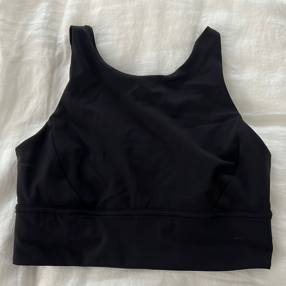 BLACK LILULEMON SPORTS BRA